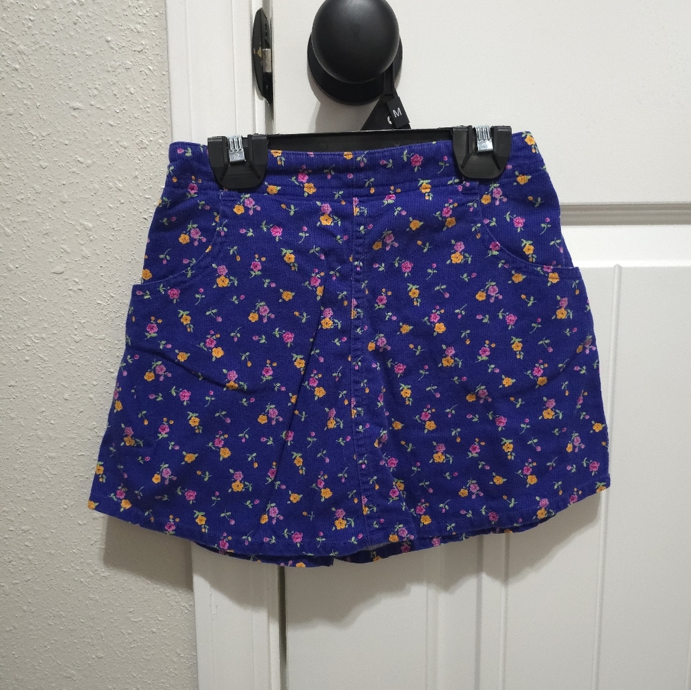 Esprit Skater Mini Skort in Pink and Blue